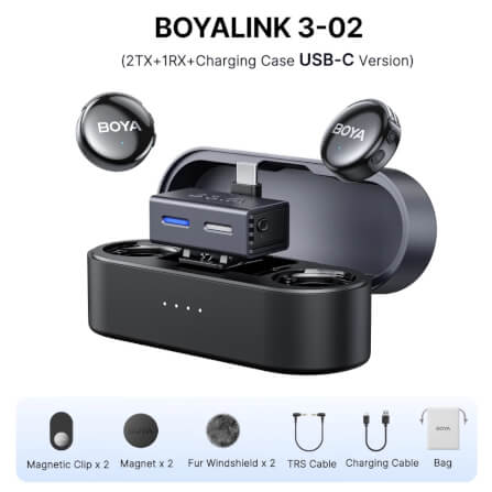 ไมโครโฟนไร้สาย BOYA MICROPHONE BOYALINK 3-02_1